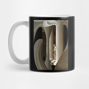 Appropriation Greek Statue and Columns Mug